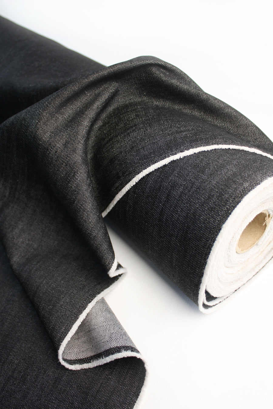 Kaihara #300 - Japanese Stretch Denim | Washed Black