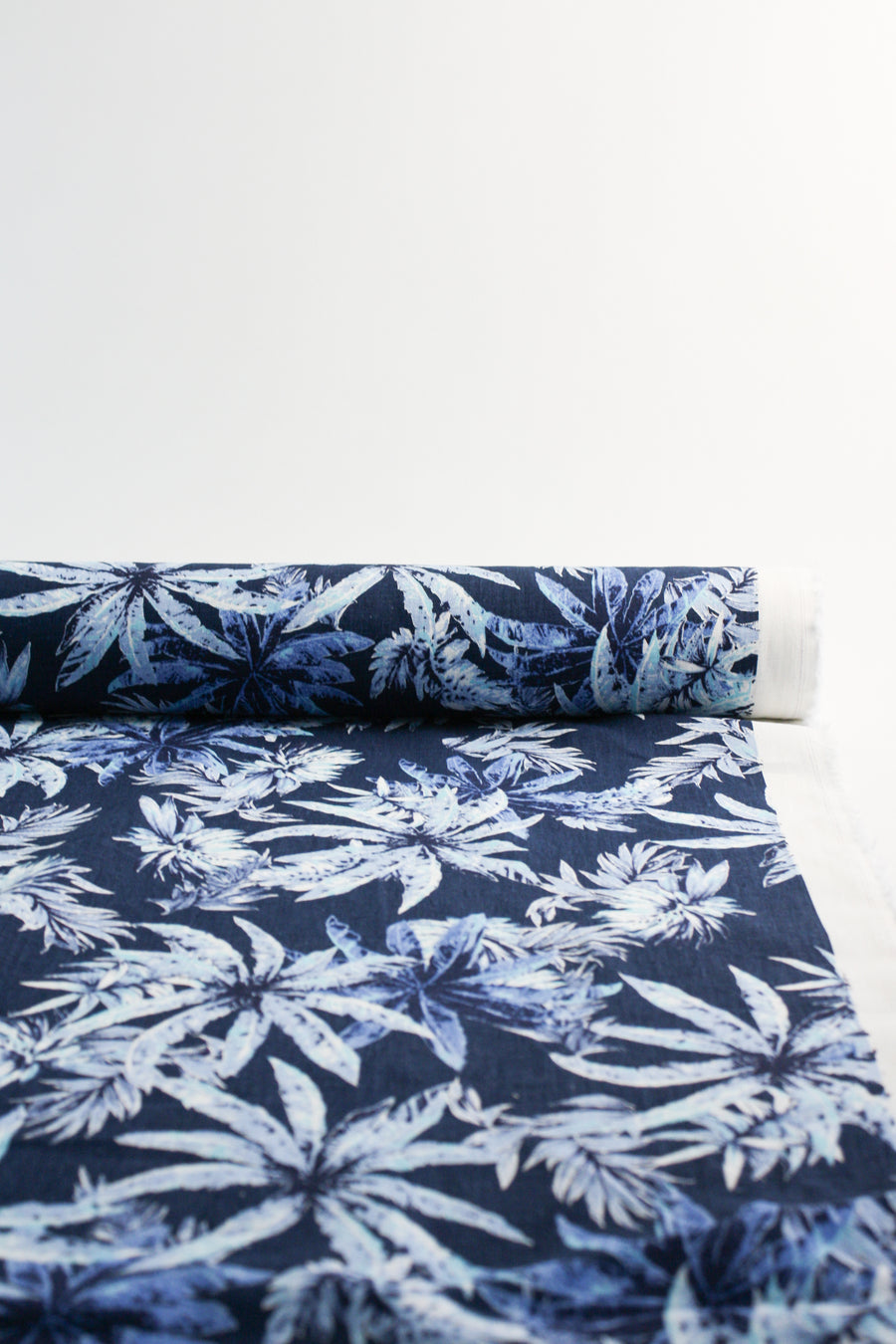 Leonardo - Printed Linen | Electric