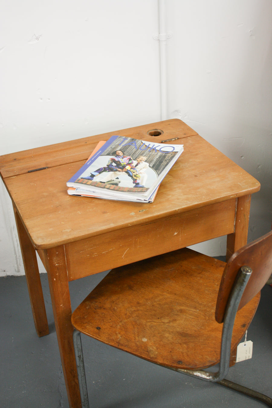 Mid-Century School Desk