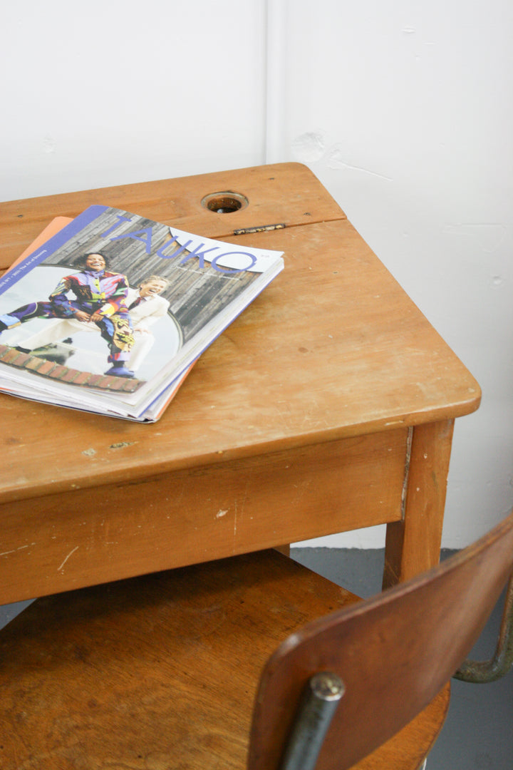 Mid-Century School Desk