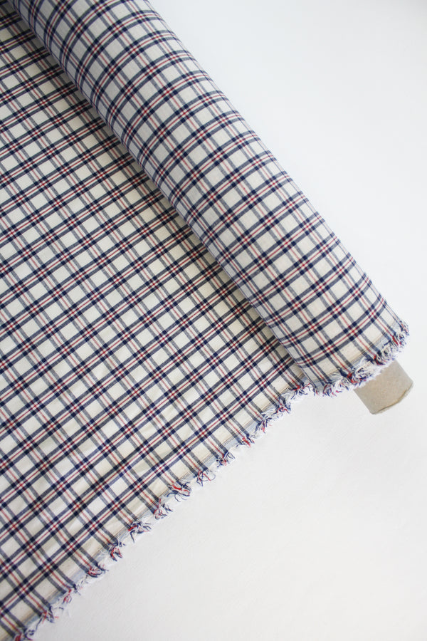 Lorenzo - Linen Cotton Shirting | Azure