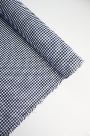 Piazza - Yarn Dyed Linen Check | Mountain