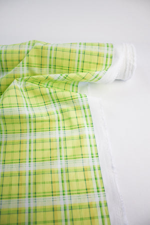 Imogen - Cotton Poplin | Lime Spritz Remnant (1.8M)