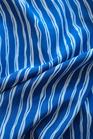Arai - Printed Viscose | Blue (LAST CUT - 3.3M)