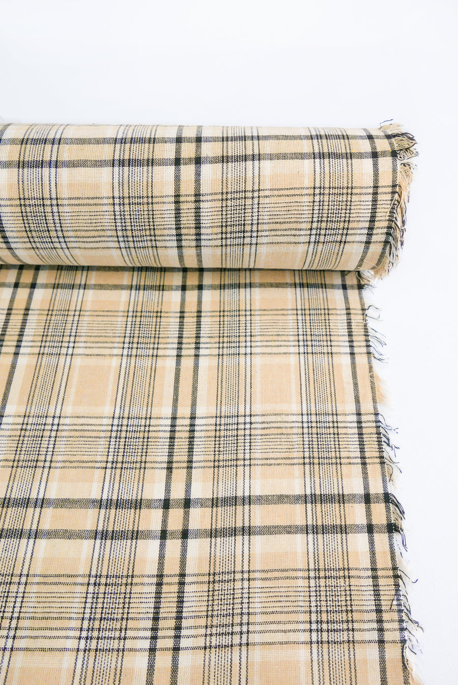 Eleanor - Yarn Dyed Linen Check | Sand