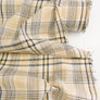 Eleanor - Yarn Dyed Linen Check | Sand (LAST CUT - 1.7M)
