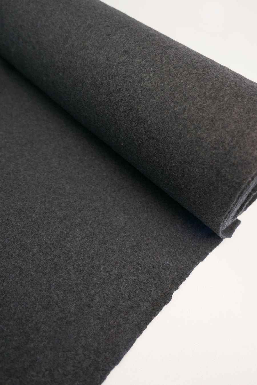 Wool Melton | Charcoal