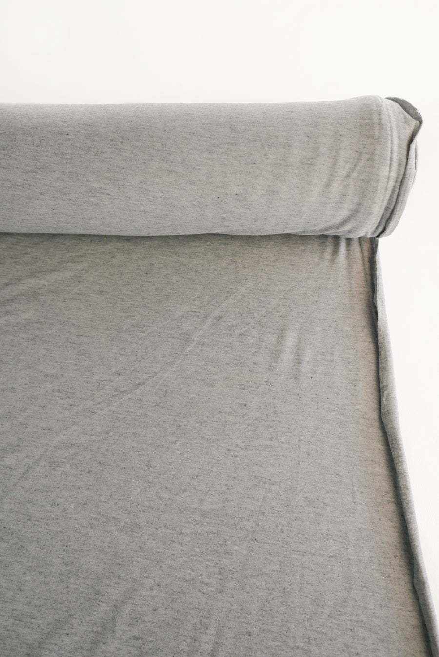 Ex-Designer | Japanese Wool Cotton Knit - Ash Grey