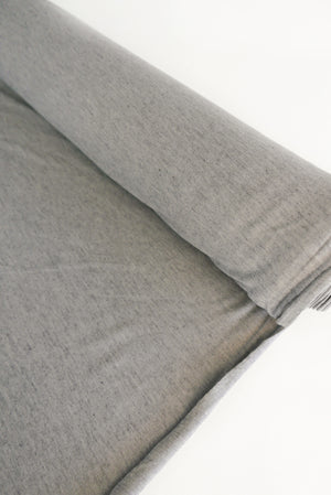 Ex-Designer | Japanese Wool Cotton Knit - Ash Grey