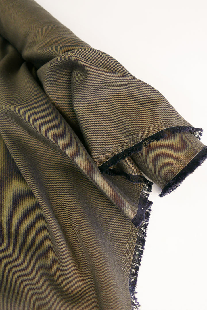 Ex-Designer | Japanese Wool Cotton Twill - Gold