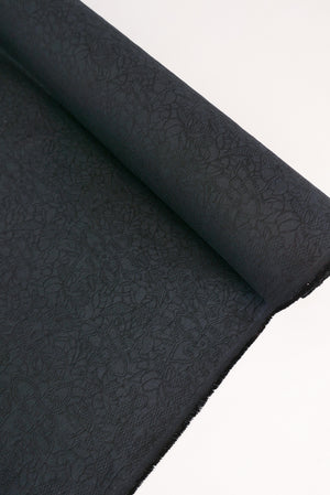 Jasmine - Cotton Jacquard | Midnight Blue