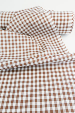 Miley - Supima Cotton Shirting | Chocolate