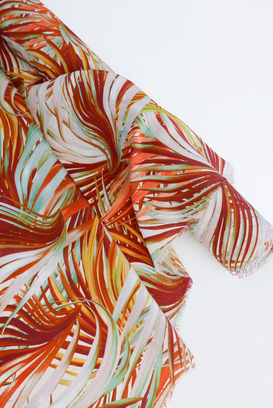 Italian Printed Silk Crepe De Chine | Sunrise