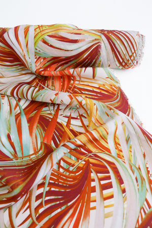 Italian Printed Silk Crepe De Chine | Sunrise