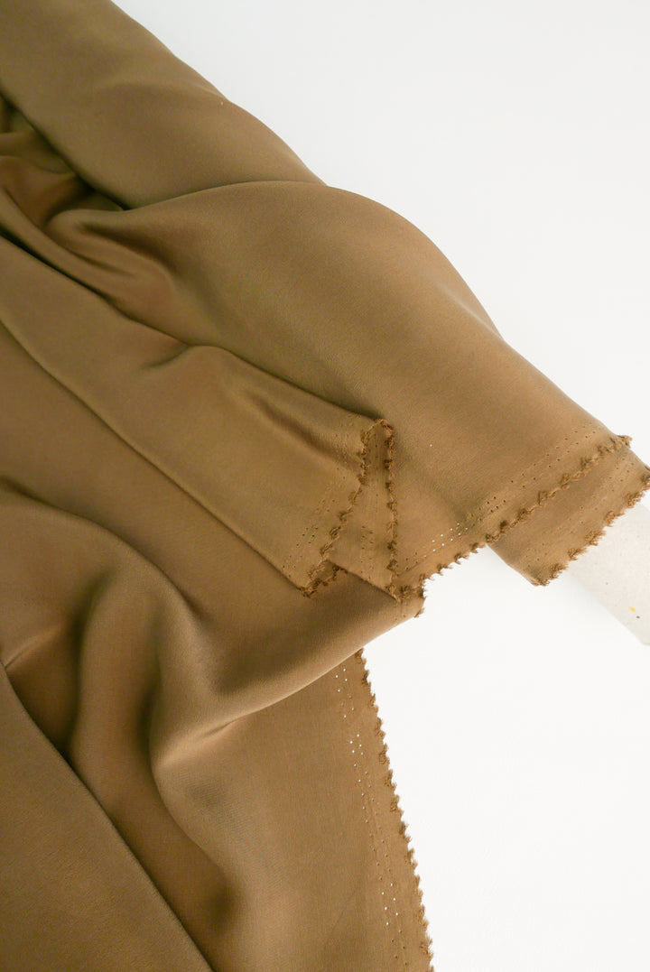 Italian Silk Crepe De Chine | Olive