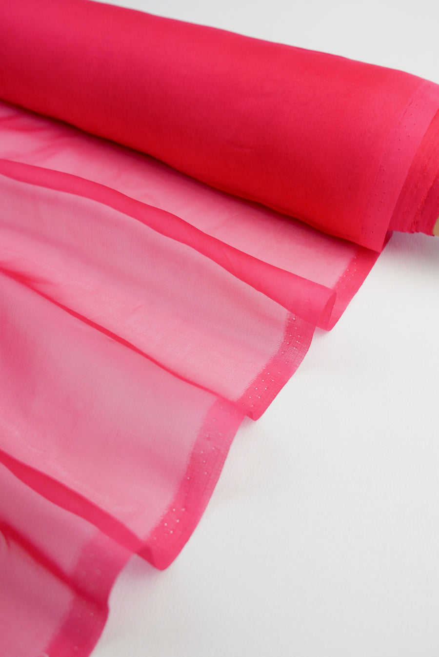 Italian Silk Georgette | Hot Pink