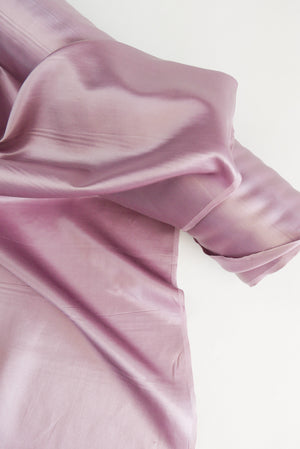 Italian Silk Cotton Sateen | Mauve