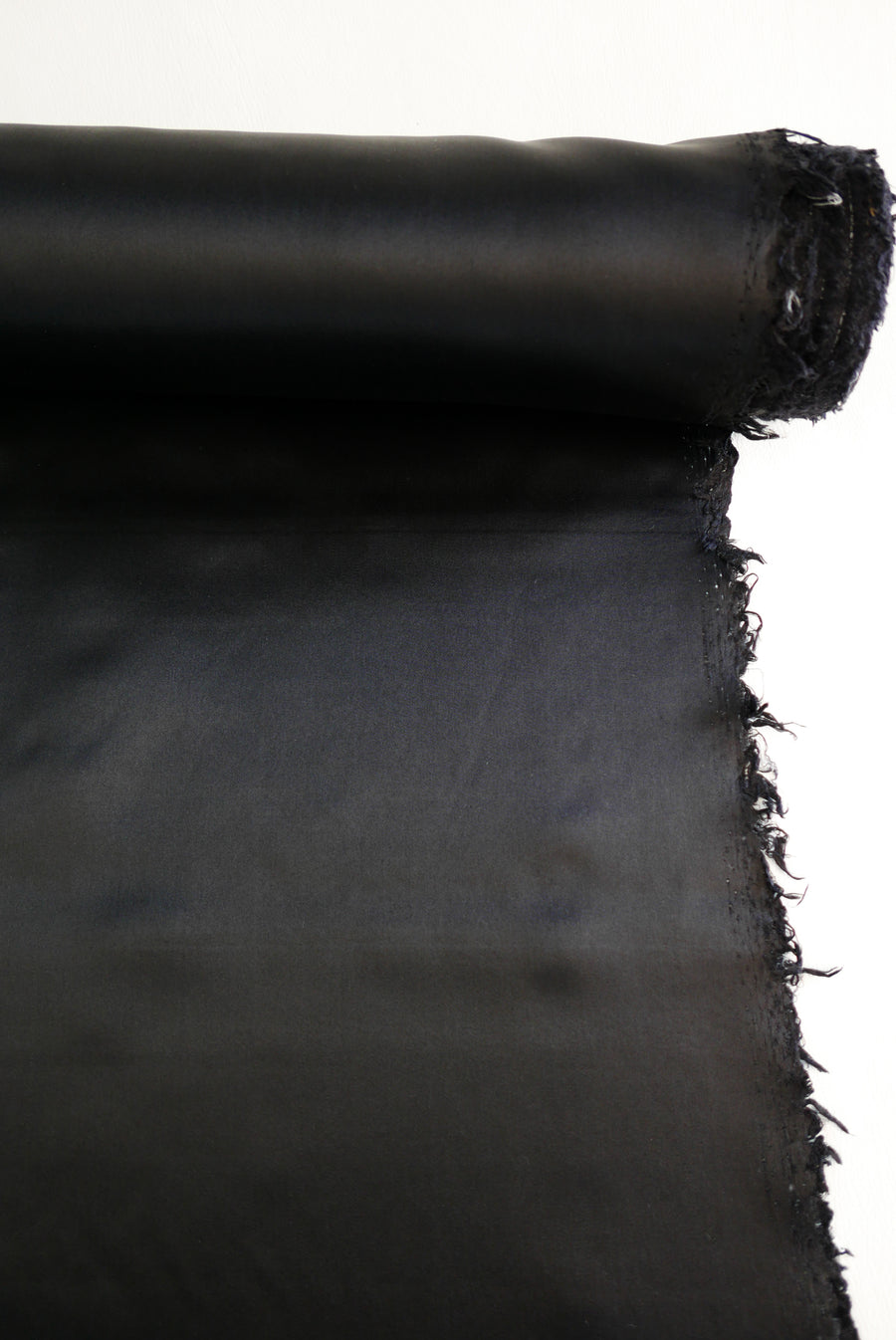 Italian Polished Silk Organza | True Black