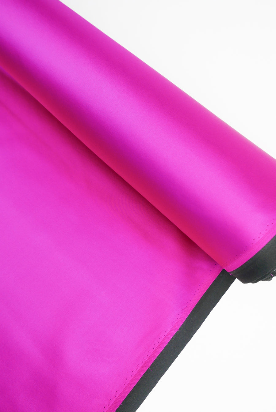 Italian Bonded Silk Satin | Magenta