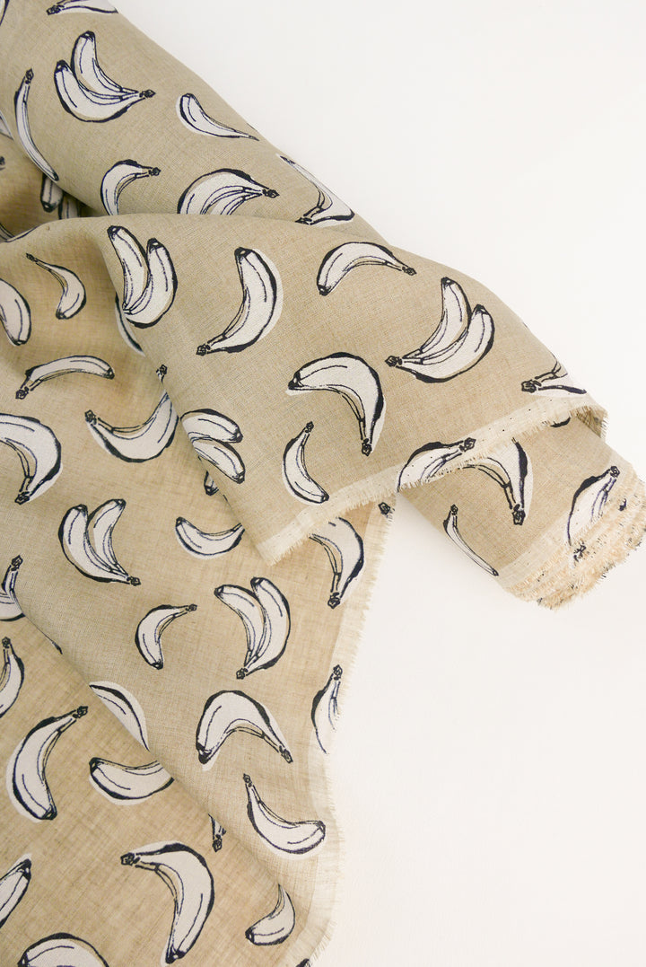 Warhol - Printed Italian Linen | Sahara