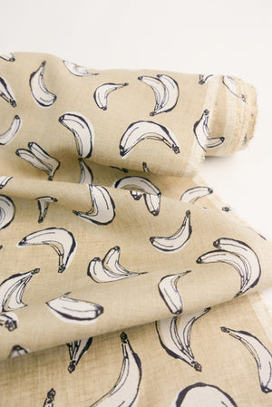 Warhol - Printed Italian Linen | Sahara