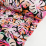 Barbados - Printed Viscose Knit | Pink Monstera (LAST CUT - 2.8M)