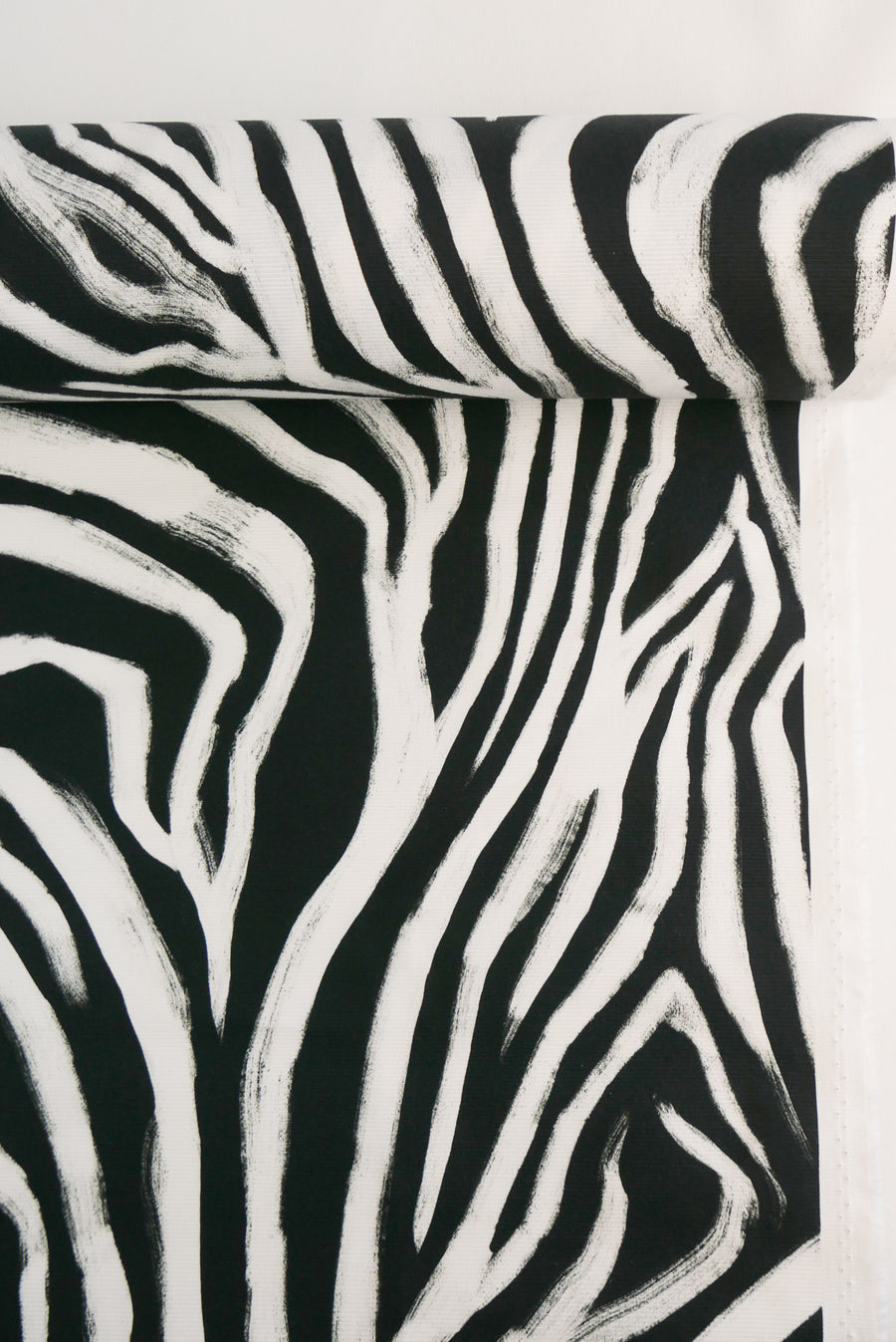 Tamar - Printed Stretch Grosgrain | Zebra