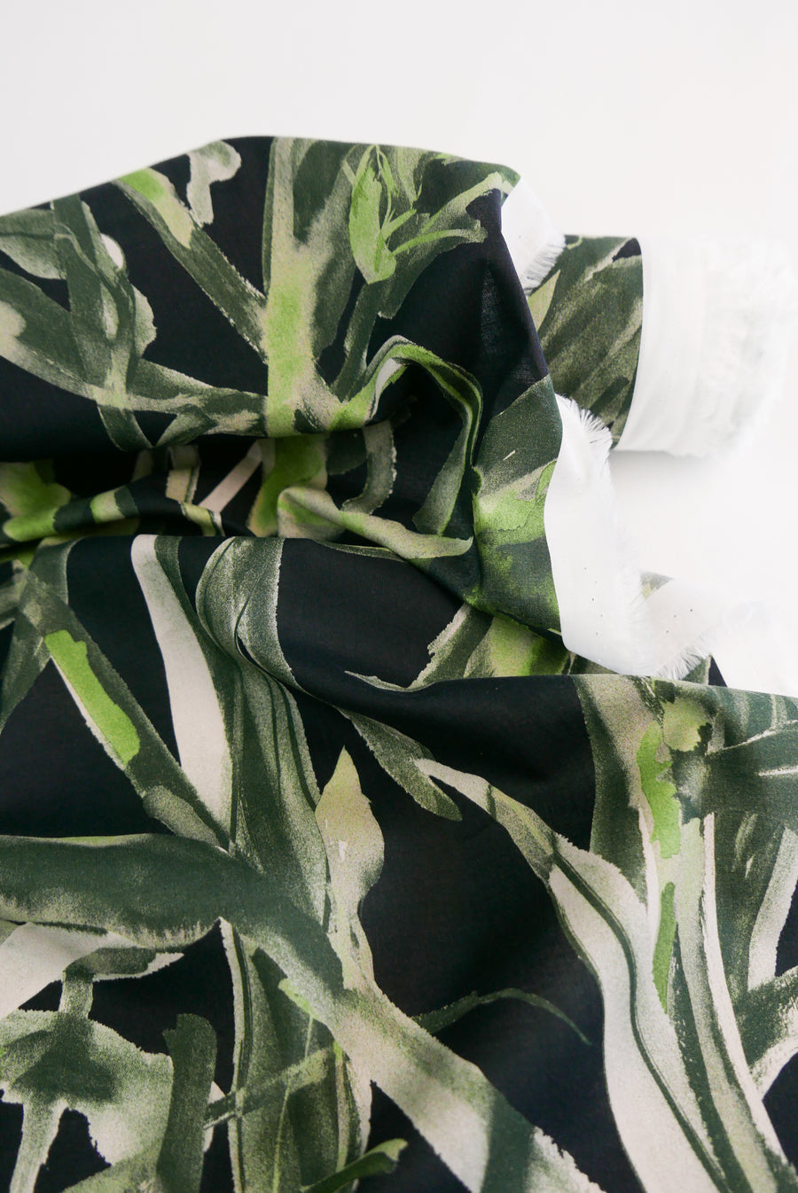 Positano - Cotton Voile | Leaf Green