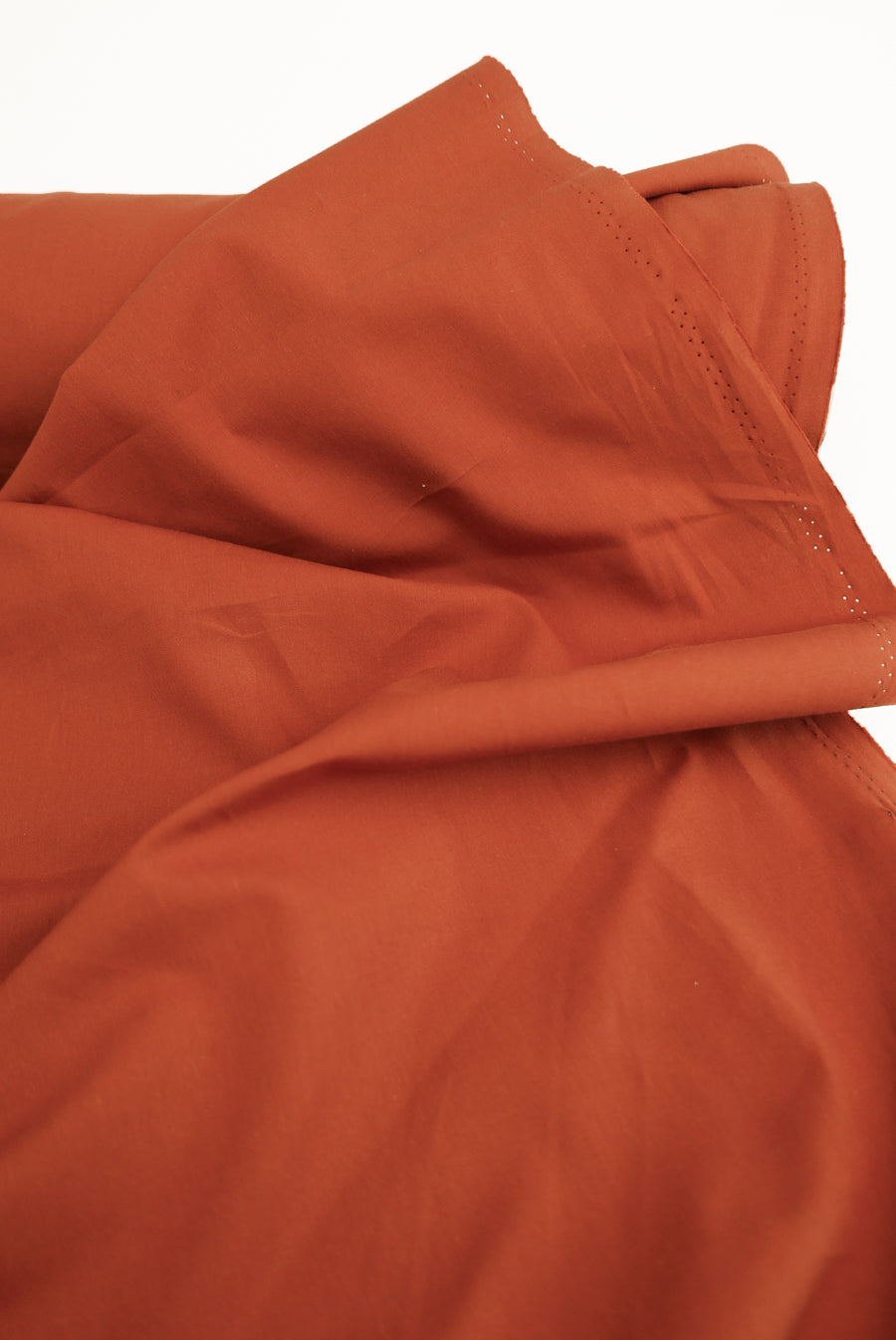 Laundered Cotton Poplin | Terracotta