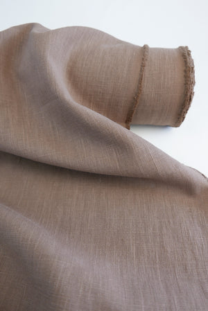 Jillian - Italian Crosshatch Linen | Cappuccino