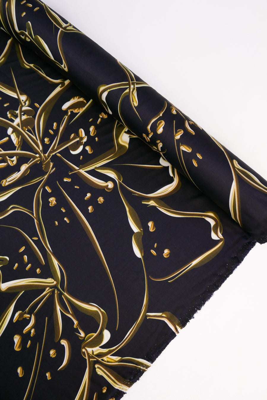 Cedric - Printed Viscose Satin | Filigree