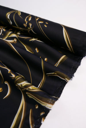 Cedric - Printed Viscose Satin | Filigree