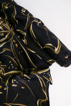 Cedric - Printed Viscose Satin | Filigree