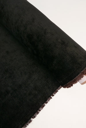 Leeston - European Textured Velvet | Cave