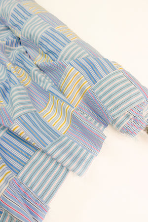 Kami - Japanese Patchwork Shirting | Lemon