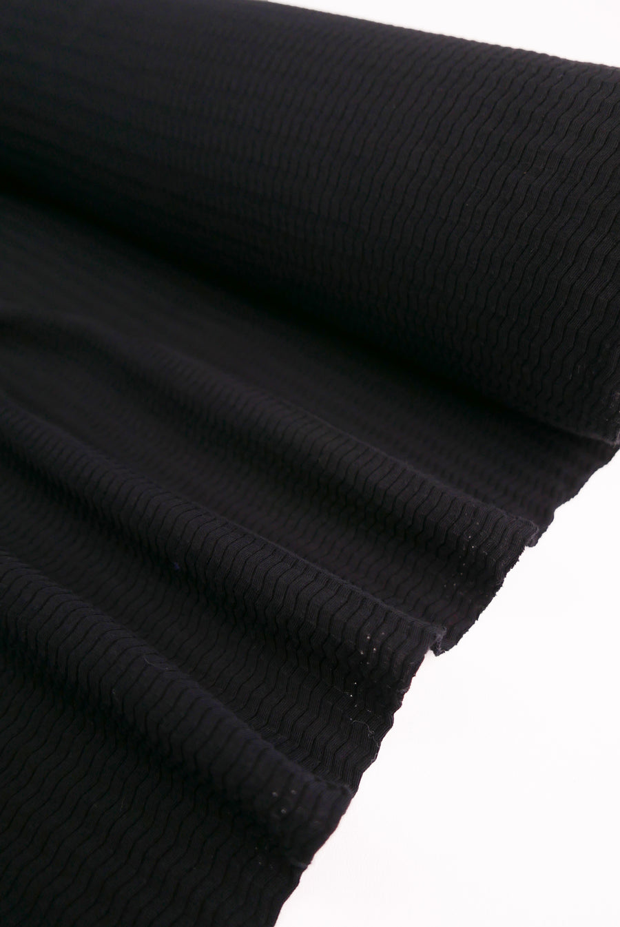 Lightning Jacquard - Cotton Knit | Classic Black