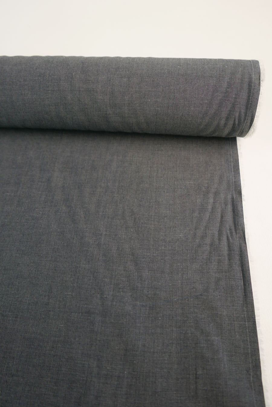 Kaihara #105 - Cotton Chambray | Charcoal