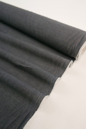 Kaihara #105 - Cotton Chambray | Charcoal