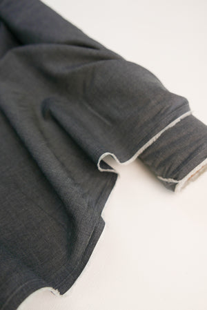 Kaihara #105 - Cotton Chambray | Charcoal