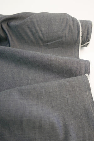 Kaihara #105 - Cotton Chambray | Charcoal