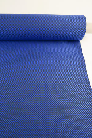 Archival French Basketweave Jacquard | Electric Blue