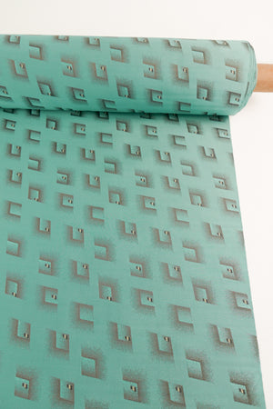 Archival French Jacquard | Aqua