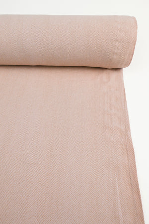 Lucia - Double-Faced Printed Linen | Soft Rose