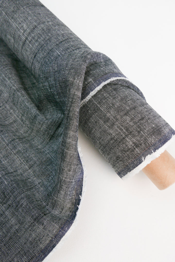 Baptiste - Linen Chambray | Salt & Pepper