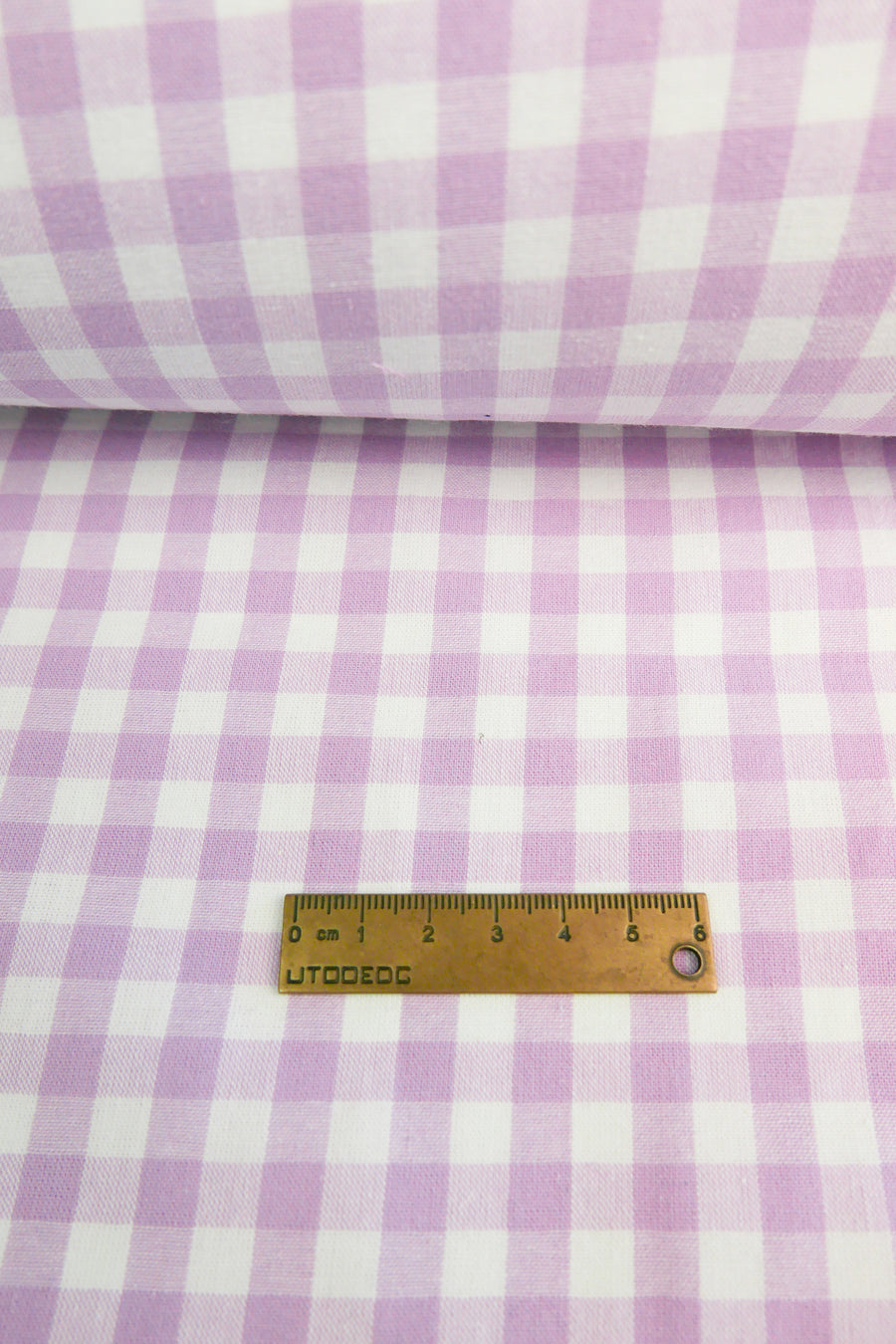 Shepherd Check - Linen Cotton | Lavender