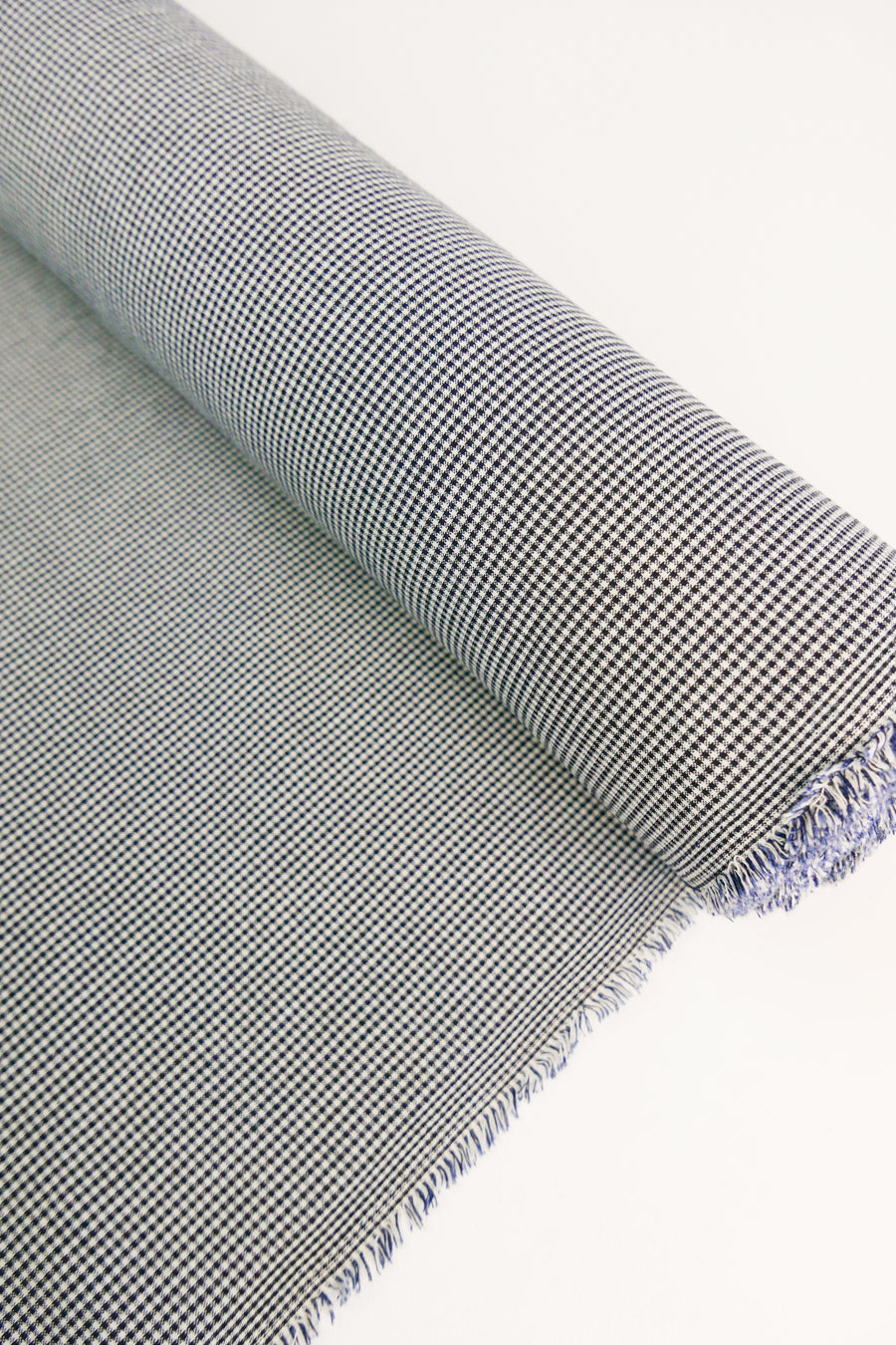 Pin Check - Linen Cotton | Sesame