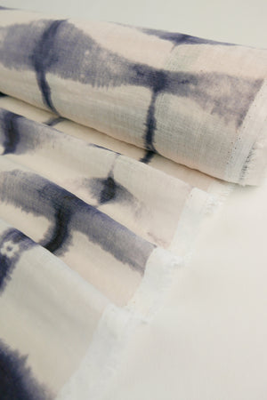 Leopold - Linen Tie Dye | Maritime Blue