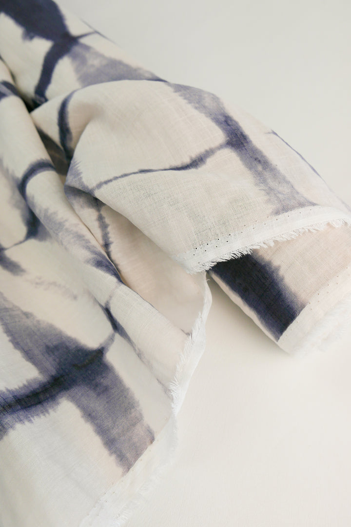 Leopold - Linen Tie Dye | Maritime Blue