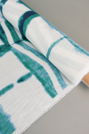 Hokusai - Linen Tie Dye | Aquamarine