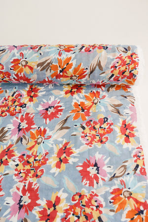 Fleur - Printed Linen Cotton | Tropics